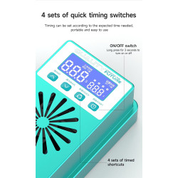 UYUE UV-1 Portable UV Green Oil Fast Curing Lamp Box (65W)
