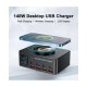 WLX-818DP 9-in-1 USB Magnetic Display Charger ( 140W Max Output ) WLX-818DP 9-in-1 USB Magnetic Display Charger ( 140W Max Output )