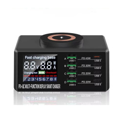 WLX-X9M 8 Port USB Smart Lightning Wireless Charger With QC 3.0 & PD Port (110W Max Output)