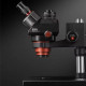 YCS 6065X (3D Continuous Zoom) 6X~65X Trinocular Stereo Microscope With 0.5X CTV Camera Zoom Lens & LED Adjustable Light