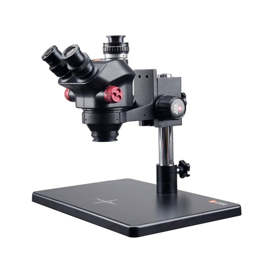 YCS 7050 (3D Continuous Zoom) 7X~50X Trinocular Stereo Microscope With 0.5X CTV Camera Zoom Lens & LED Adjustable Light YCS 7050 (3D Continuous Zoom) 7X~50X Trinocular Stereo Microscope With 0.5X CTV Camera Zoom Lens & LED Adjustable Light