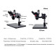 YCS 7050 (3D Continuous Zoom) 7X~50X Trinocular Stereo Microscope With 0.5X CTV Camera Zoom Lens & LED Adjustable Light YCS 7050 (3D Continuous Zoom) 7X~50X Trinocular Stereo Microscope With 0.5X CTV Camera Zoom Lens & LED Adjustable Light