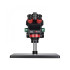 YCS 7060X (3D Continuous Zoom) 7X-60X Trinocular Stereo Zoom Microscope With 0.5X CTV Camera Zoom Lens & LED Light