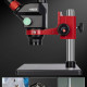 YCS 7060X (3D Continuous Zoom) 7X-60X Trinocular Stereo Zoom Microscope With 0.5X CTV Camera Zoom Lens & LED Light