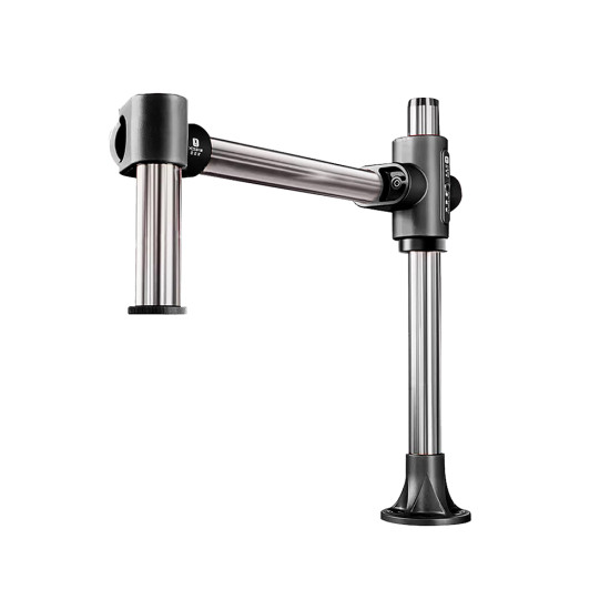 YCS Dragon Arm 360° Rotation Microscope Swing Arm Bracket with Levelling Device - Black