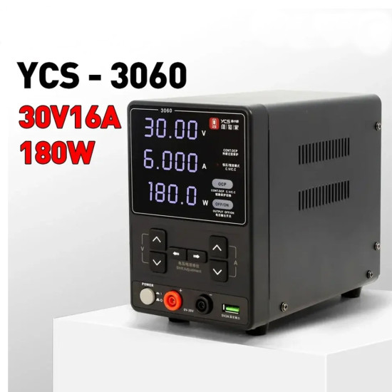 YCS 3060 Adjustable Digital Display DC Power Supply ( 30V~6A )