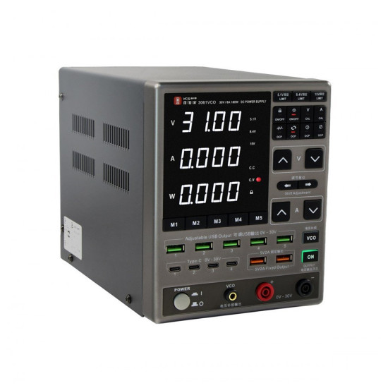 YCS 3061VCO Adjustable Digital Display DC Power Supply (30V / 6A)