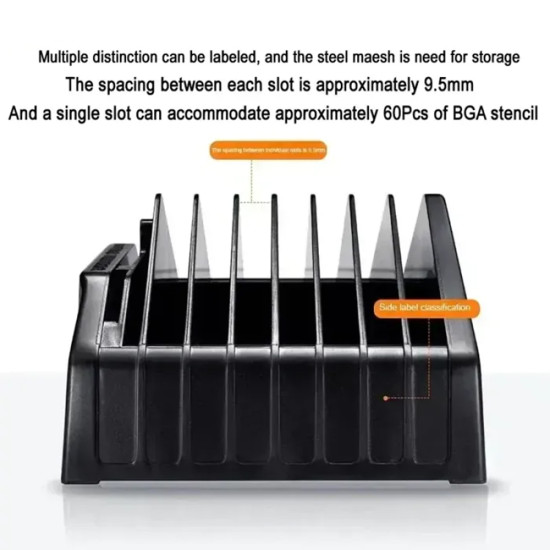 YCS W08 BGA Reballing Stencil Storage Box