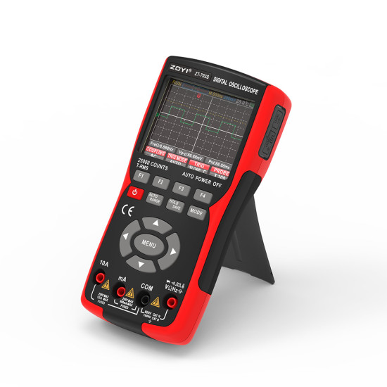 Zoyi ZT-703S Dual Channel 50MHz Digital Storage Oscilloscope Multimeter Signal Generator (3 in 1)