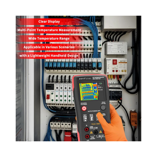 ZOYI ZT-R01 Thermal Imaging With True RMS Digital Multimeter (2IN1)